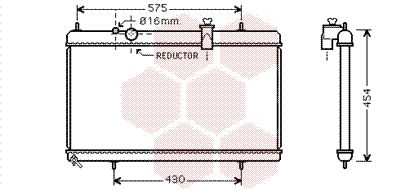 VAN WEZEL Radiators, Motora dzesēšanas sistēma 40002256